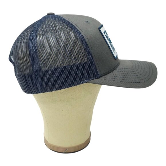 Fallapalooza Patch Mesh Snapback Cap Trucker Baseball Hat Richardson Gray Blue - Picture 11 of 13
